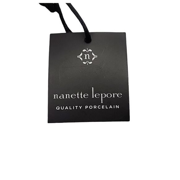 NWT Nanette Lepore Pink Matte "Finally" Footed Coffee Mug Quality Porcelain - Picture 10 of 11